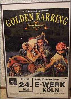 Golden Earring show poster May 24, 1991 Köln (Germany) - E-werk